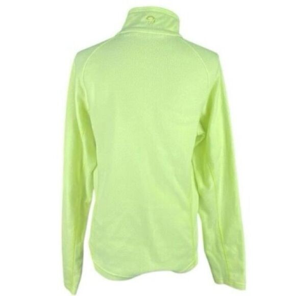 Mountain Hardwear Womens Yellow Long Sleeve 1/4 Zip Pullover Fleece Jacket Large - Picture 4 of 6